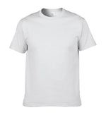 Unisex Casual Solid-color Cotton T-shirt