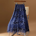 Mid-length High-waisted A-line Ultra-fairy Skirt