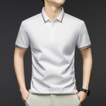Business-Style Breathable Mens Short-Sleeve T-Shirt