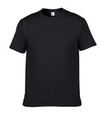 Unisex Casual Solid-color Cotton T-shirt