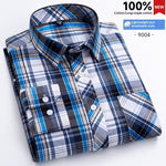 Mens Plaid Shirt Fashionable Casual Shirt