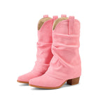 Western Cowboy Boots With High Heels For Export