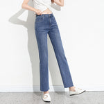 Cigarette-cut Rhinestone-studded Slim Straight-leg Wide-leg Pants