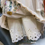 Japanese-style  Forest-inspired Fresh And Vintage Elastic-waist Design