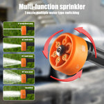 48V Water Gun Spray Cleaner Car Washer, 6 In 1 Nozzle, Handheld High Pressure Washer For Car Floor Garden Cleaning And Watering