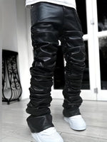 Slim-fit Elastic Straight-leg Pants