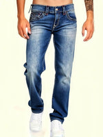 Unlined Loose Straight Pants