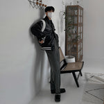 Han Fan GD G-Dragon Plankton Shuai Jacket Men's Spring Clothes Baseball Clothes Spell Color Pu Leather