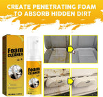 2Pcs Multipurpose Foam Cleaner Spray 100ml, Foam Cleaner For Car And House Lemon Flavor, All-Purpose Household Cleaners For Car And Kitchen