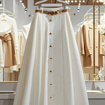 New Womens Light Luxury Elegant High End Long Skirt