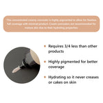 Hydrating Lightweight BB Cream, Long-wear Natural Fit Tinted Makeup Base, Non-cast White Sun Protection Primer, 30g
