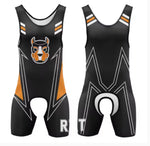 Sports Weightlifting Suit Muscle Bodysuit Wrestling Fitness Compression Wear