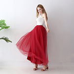 Prom Dress Tulle Skirt Womens Half-skirt