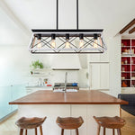 5 Lamps Farmhouse Chandelier Dining Room White - No Bulbs Unavailable Platform- Temu