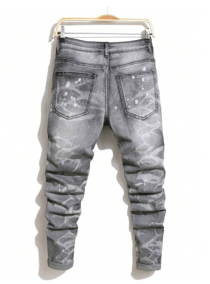 Slim-fit Stretch Straight-leg Pants