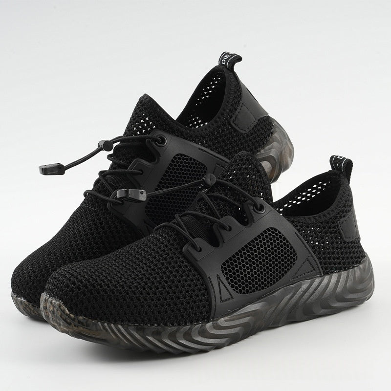 Flyknit Labor Protection Shoes Are Breathable And Lightweight Work Shoes