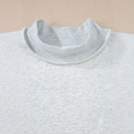 Cross-border Relaxed-fit Solid-color Crew-neck Sweatshirt For Europe And America