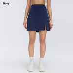 Casual Versatile High-waisted Slit Skirt For Women