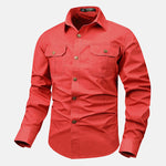 Unbranded Pure Cotton Workwear Long-sleeve Shirt