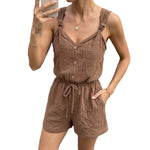 Summer Casual Resort-style Jumpsuit