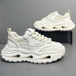 Men's New 2026 Hollow Out Platform Height Increasing Sneakers, Breathable Versatile Sports Casual Shoes, Popular Dad Shoes For Men