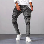 Men's Stretchy Slim-Fit Fashion Denim Jeans