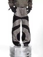 Multi-layer Patchwork Jeans For Men