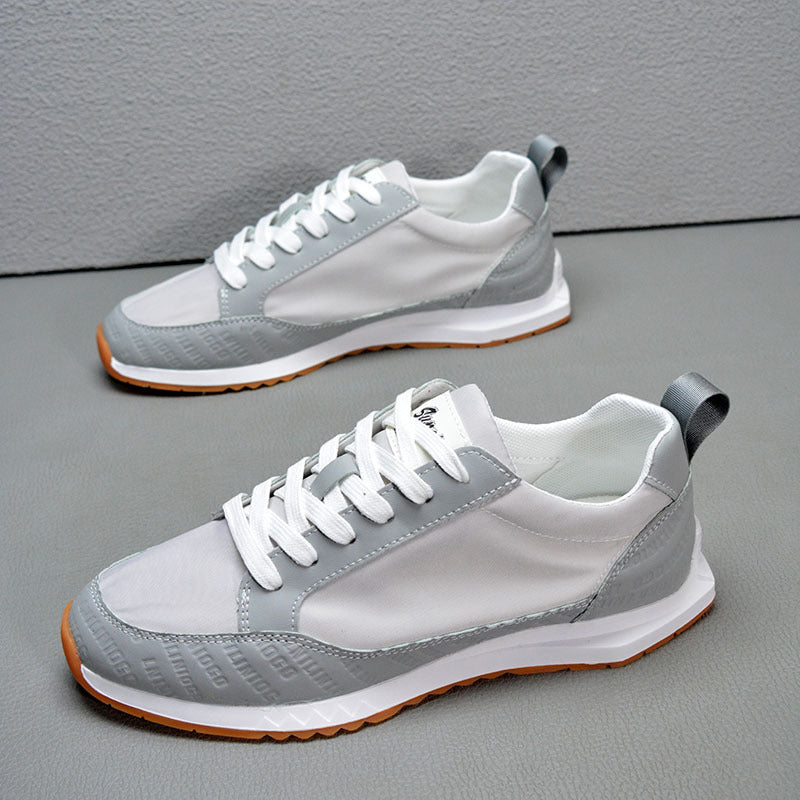Breathable Ice-silk Fabric Argan Oil Shoes For Men