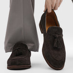 Mens Slip-on Leather Shoes Loafers For Commuting