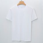 Mens Double-Sided Liquid-Ammonia Mercerized Cotton T-Shirt