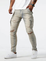Shanxi Stretchy Slim Straight Pants