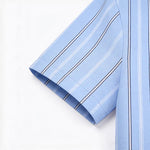 Cotton Business-Casual Plaid Striped Shirt For Men