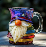 Painted Book Coffee Cup Unique Book Stacking Coffee Cup