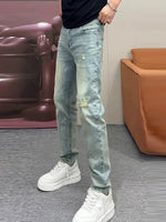 Shanxi Stretchy Slim Straight Pants