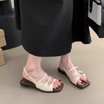Seaside Travel Soft Flat Roman Sandals