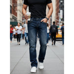 Shanxi Stretchy Slim Straight Pants
