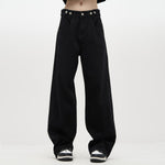Spring New High-Street Trendy Wide-Leg Retro Loose Denim Pants