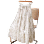 Two-way Wear High-end Printed Chiffon Skirt