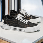 Men's Korean-style Fashion Plus Size Low-top Casual Denim All-matching Sneakers