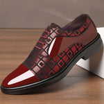 Men's Casual British-Style Korean-Style Pointed-Toe Leather Shoes