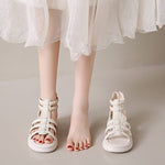 Womens Sandals Fashionable Roman-style Flat-heeled Sandals