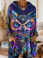 New Retro Christmas 3D Digital-print Hoodie With Pockets For Fall And Winter