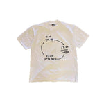American Retro Abstract Style Timeline Print Short Sleeve