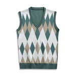 Mens Fashionable Thin V-Neck Knitted Vest