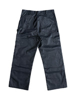 Devil Season Wax-Coated Knee-Long Pants Straight-Leg Logging Work Trousers