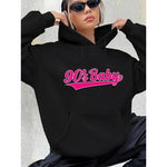 Baby Letter-print Crew-neck Long-sleeve Casual Sweatshirt