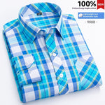 Mens Plaid Shirt Fashionable Casual Shirt