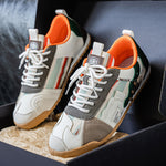 New Stylish Versatile Color-block Mens Shoes