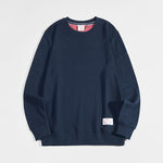 Mens Solid-color Casual Long-sleeve Hoodie