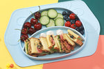 Silicone Baby Dishes for Children's Tableware Plate Non-slip Baby Feeding Bowl
